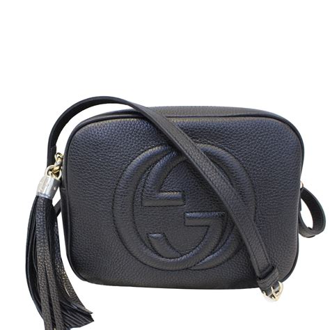 gucci black crossbody purse|gucci small black crossbody bag.